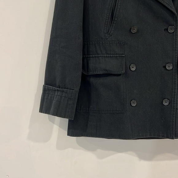 Current Elliott The Captain Double Breasted Wool Peacoat Size 1 Small - Picture 9 of 16
